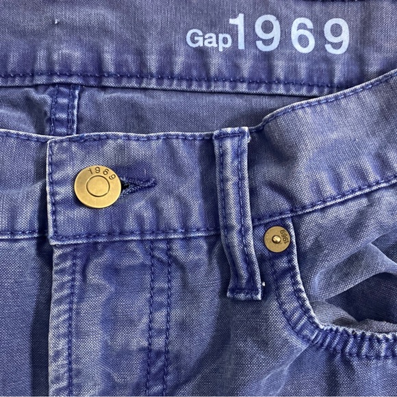 GAP Slim 1969 Blue Soft Denim Jeans Tag 32x34 Measured Size 32x32. - Picture 5 of 11